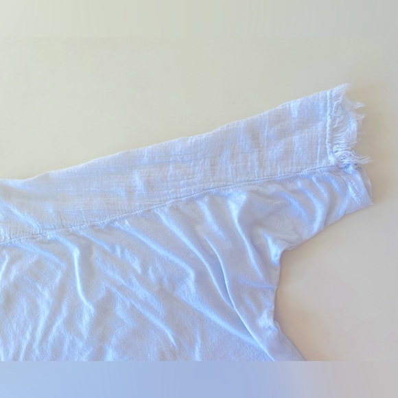 VELVET by GRAHAM & SPENCER Gauze and Cotton Dolman Short Sleeve T-Shirt Top - Picture 4 of 9